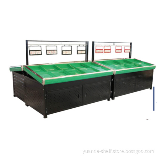 Supermarket Fruit and Vegetable Storage Display Shelf